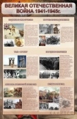 Стенд Великая Отечественная война 1941-1945(события)