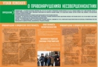 Уголок психолога. О правонарушениях несовершеннолетних