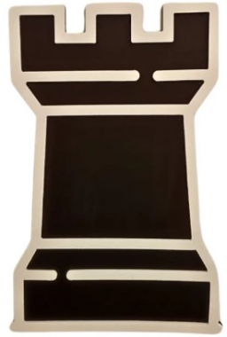 Настенная мягкая панель \"Шахматный стиль\" - Ладья