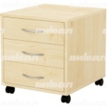 Тумба выкатная Компакт(3 ящика)