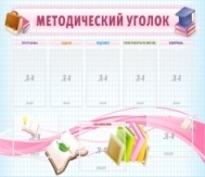 Методический уголок